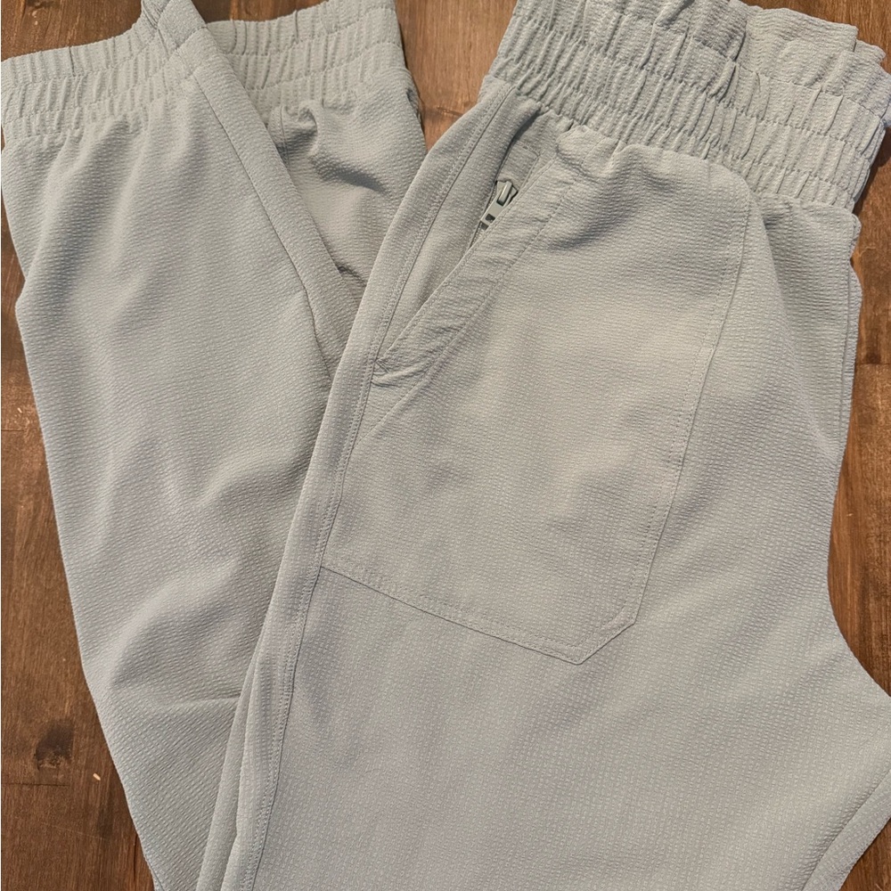 90 Degree By Reflex Sage green Textured joggers